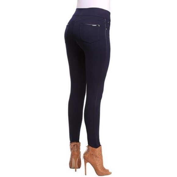 NWT Nygard Slims Deep Navy Jeggings - Picture 3 of 10